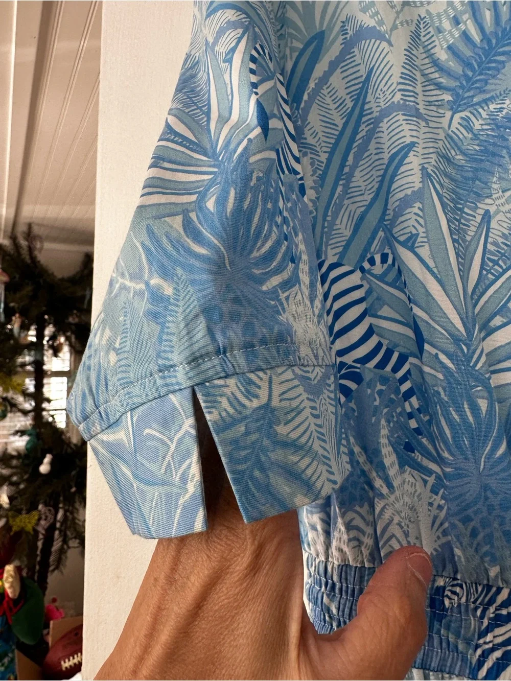 NEW SHERIDAN FRENCH parker dress in french blue zebra soiree - Picture 9 of 10